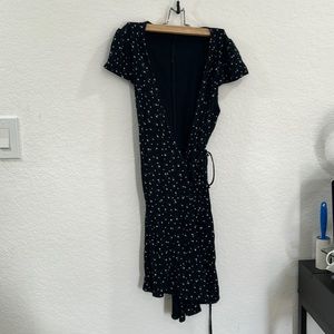 Brandy Melville flowery wrap around dress